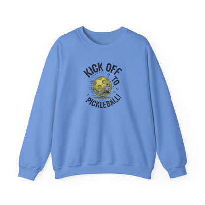 Men's Soft Pickleball Sweatshirt - Kick Off to Pickleball Blue