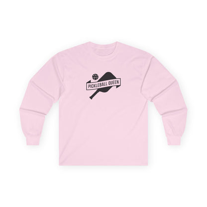 Women's Durable Pickleball Long Sleeves top - Pickleball Queen Pink