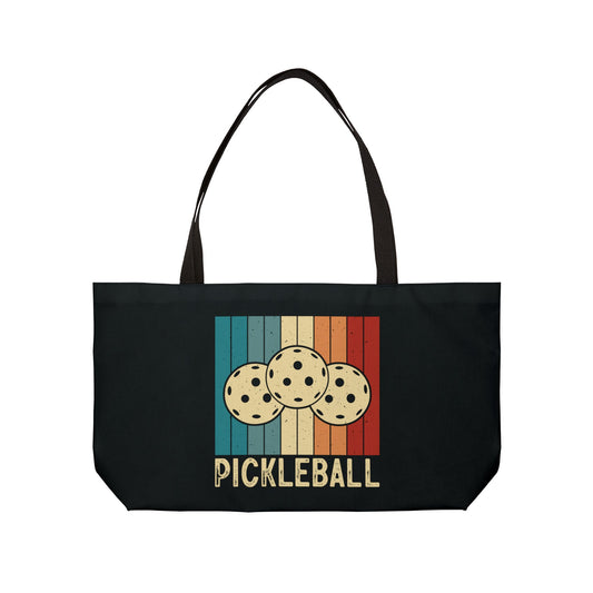 Pickleball Cool Weekender bag - Pickleball Retro Black
