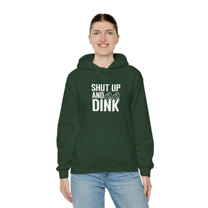 Women's Comfy Pickleball Hoodie - Shut Up and Dink