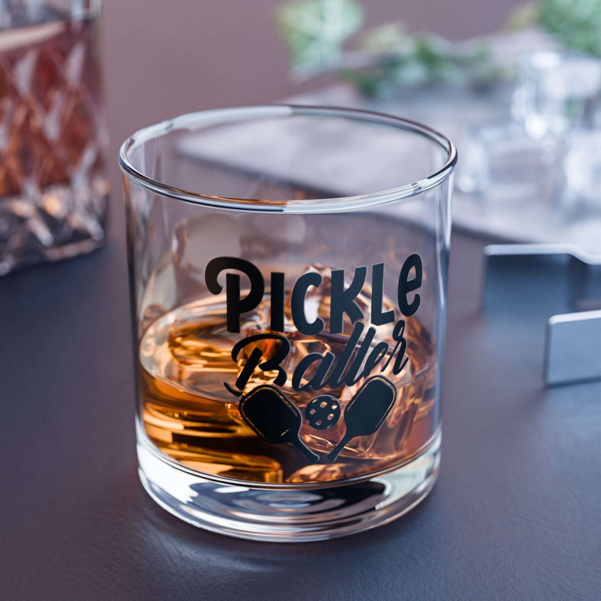 Pickleball Stylish Rocks Glass - Pickleballer