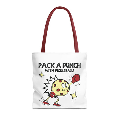 Pickleball Stylish Tote Bag - Pack a Punch with Pickleball Red