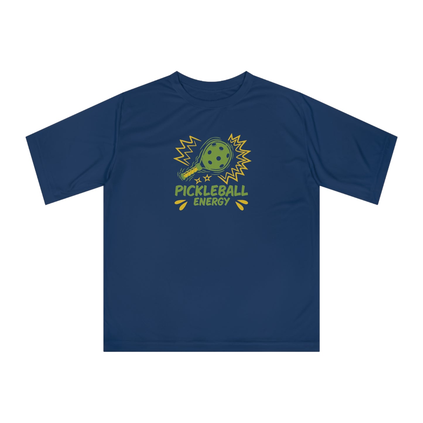 Women's Energetic Pickleball T-shirt - Pickleball Energy Navy