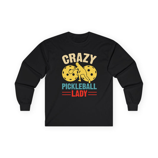 Women's Cool Pickleball Long Sleeves top - Crazy Pickleball Lady