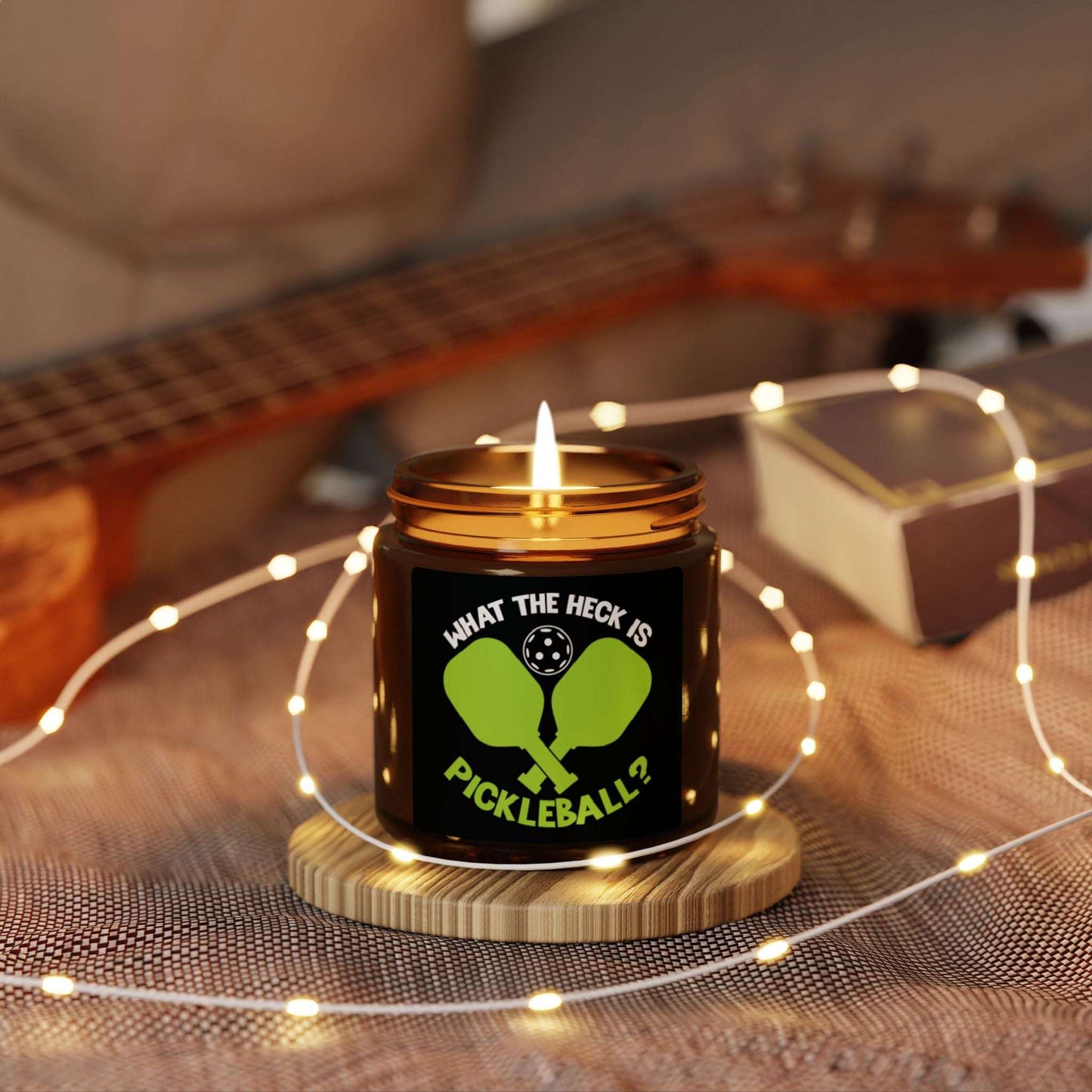 Pickleball Delightful Candle - Dad Grandpa Pickleball Legend