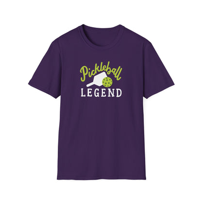 Men's Lightweight Pickleball T-shirt - Pickleball Legend Purple