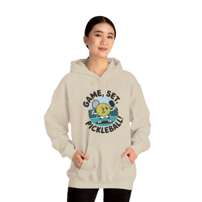 Women's Durable Pickleball Hoodie - Game, Set, Pickleball