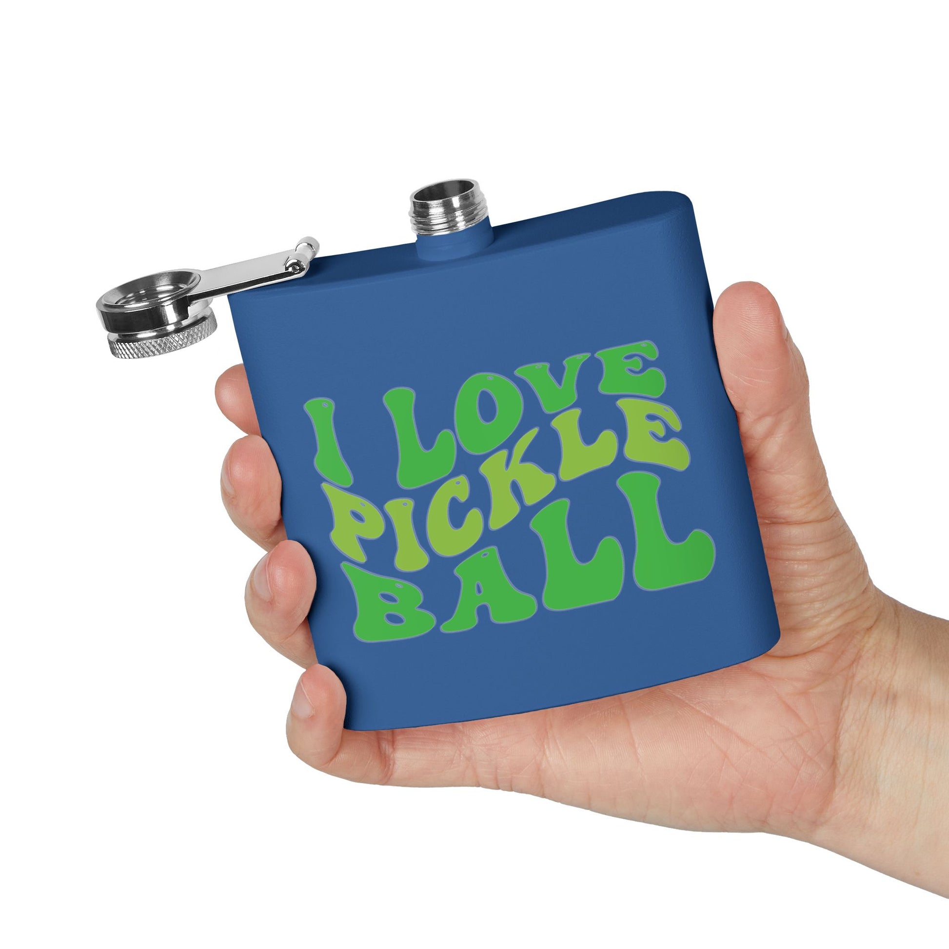Pickleball Cute Flask - I Love Pickleball