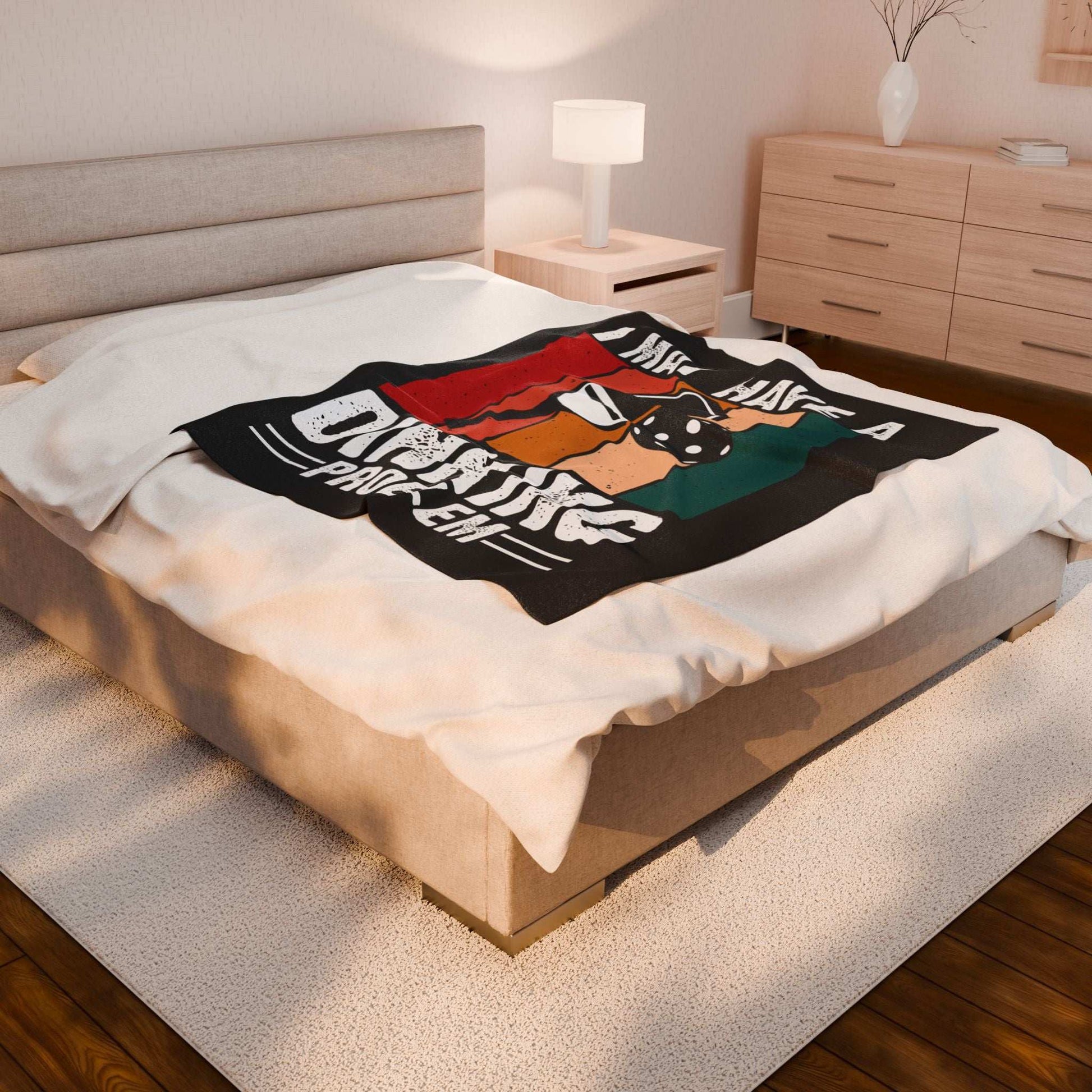 Pickleball Vibrant Blanket - I May Have a Dinking Problem