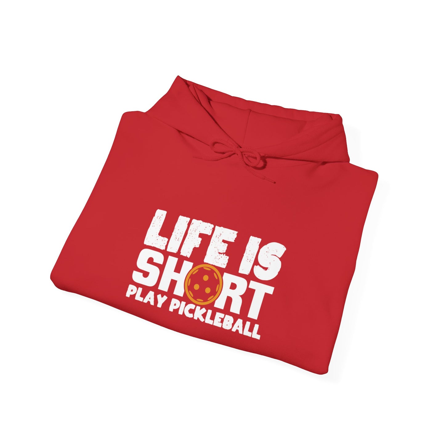 Women's Quirky Pickleball Hoodie - Life Is Short Play Pickleball