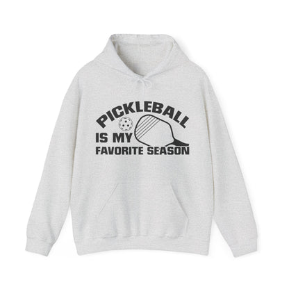 Men's Hilarious Pickleball Hoodie - Pickleball is My Favorite Season Grey