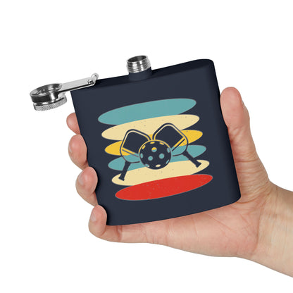 Pickleball Stylish Flask - Pickleball Retro