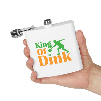 Pickleball Playful Flask - King of Dink