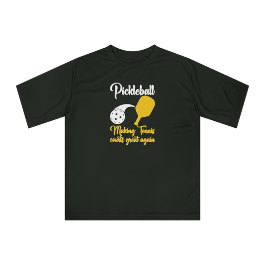 Men's Pickleball T-shirt - Pickleball Making Tennis Court Great Again Black
