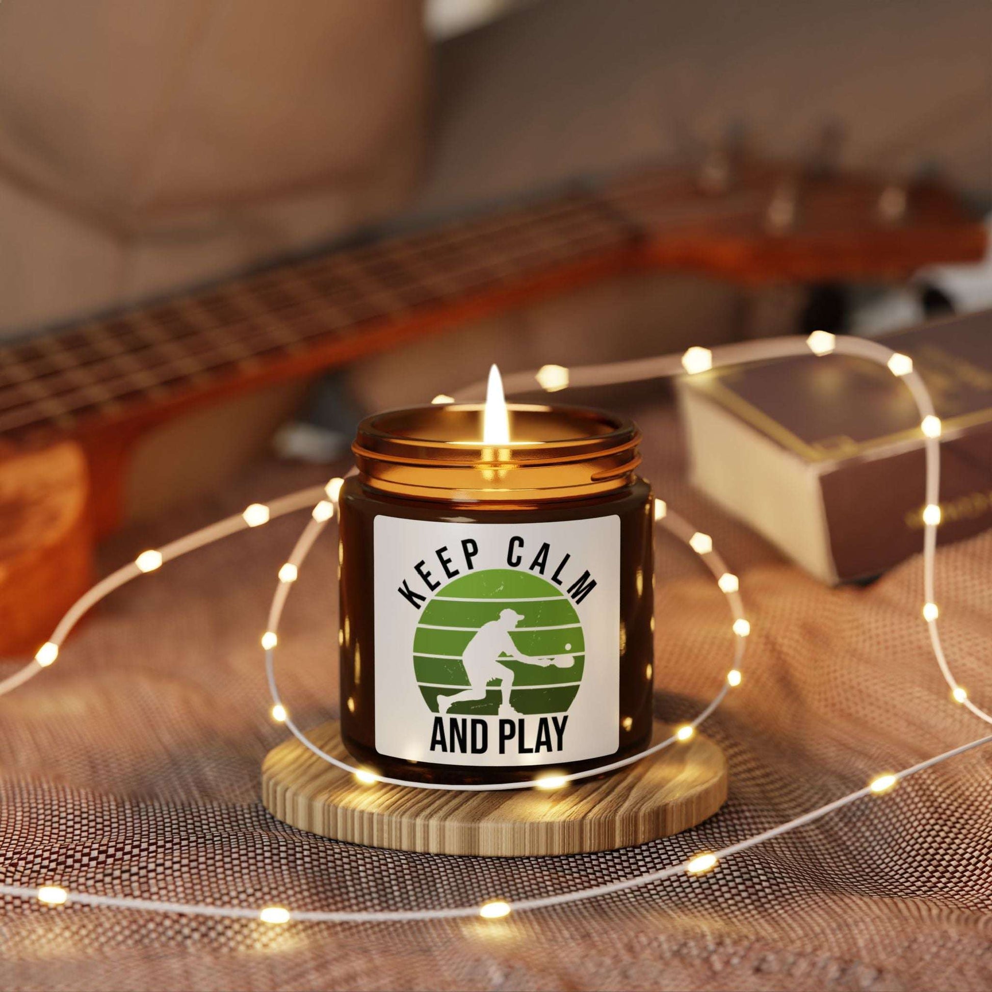 Pickleball Delightful Candle - Keep Calm and Play