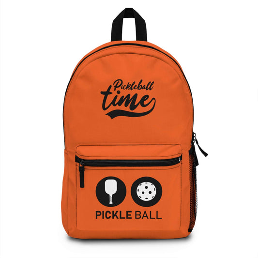 Pickleball Cool Backpack - Pickleball Time Orange