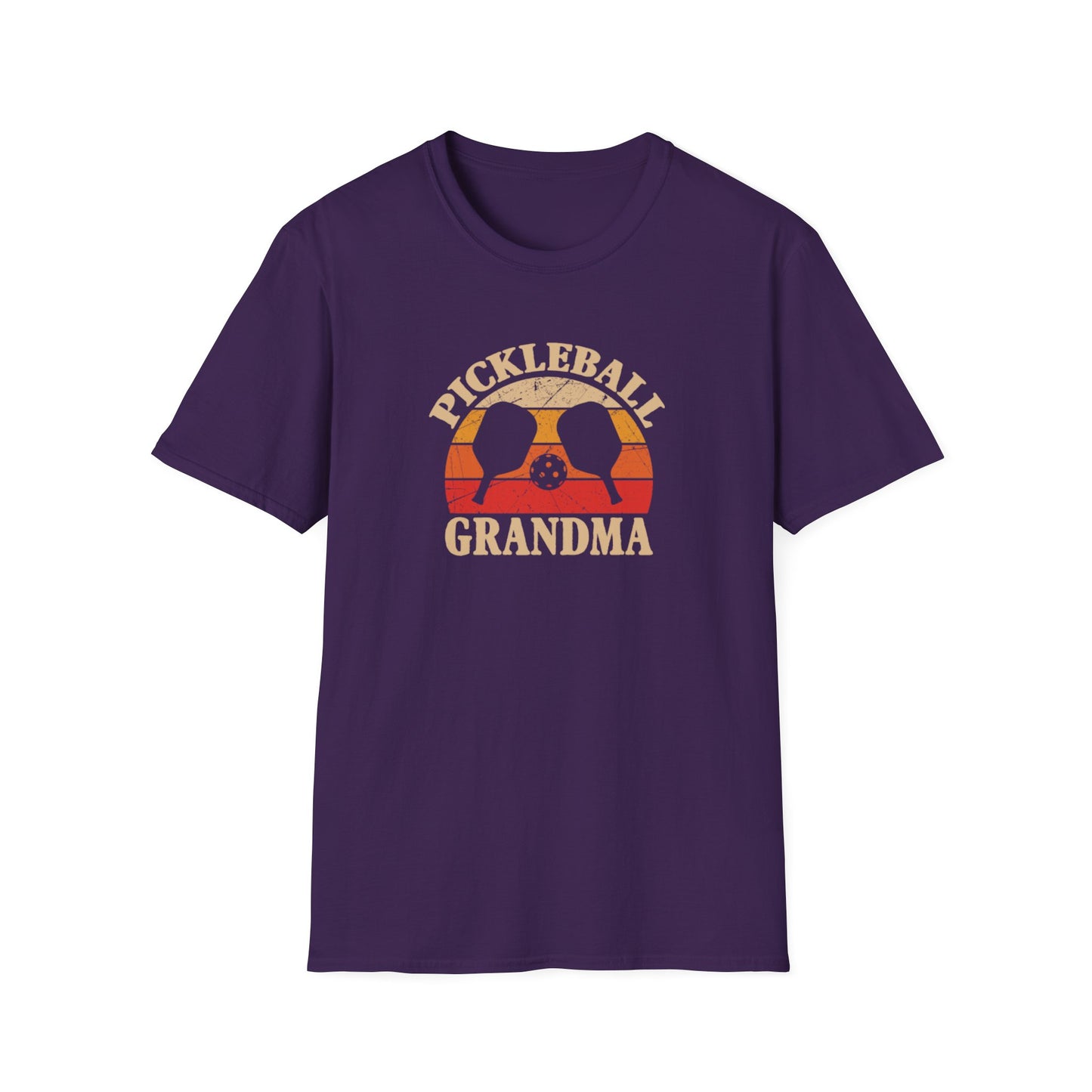 Women's Cool Pickleball T-shirt - Pickleball Grandma Purple