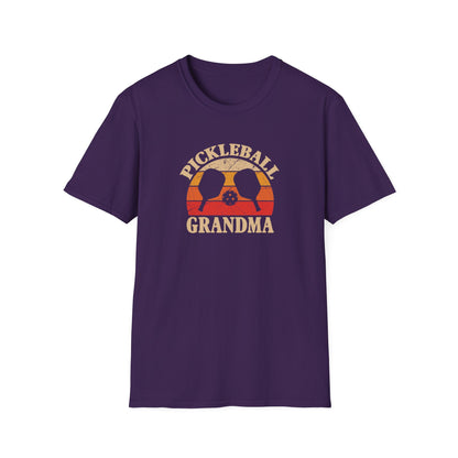 Women's Cool Pickleball T-shirt - Pickleball Grandma Purple