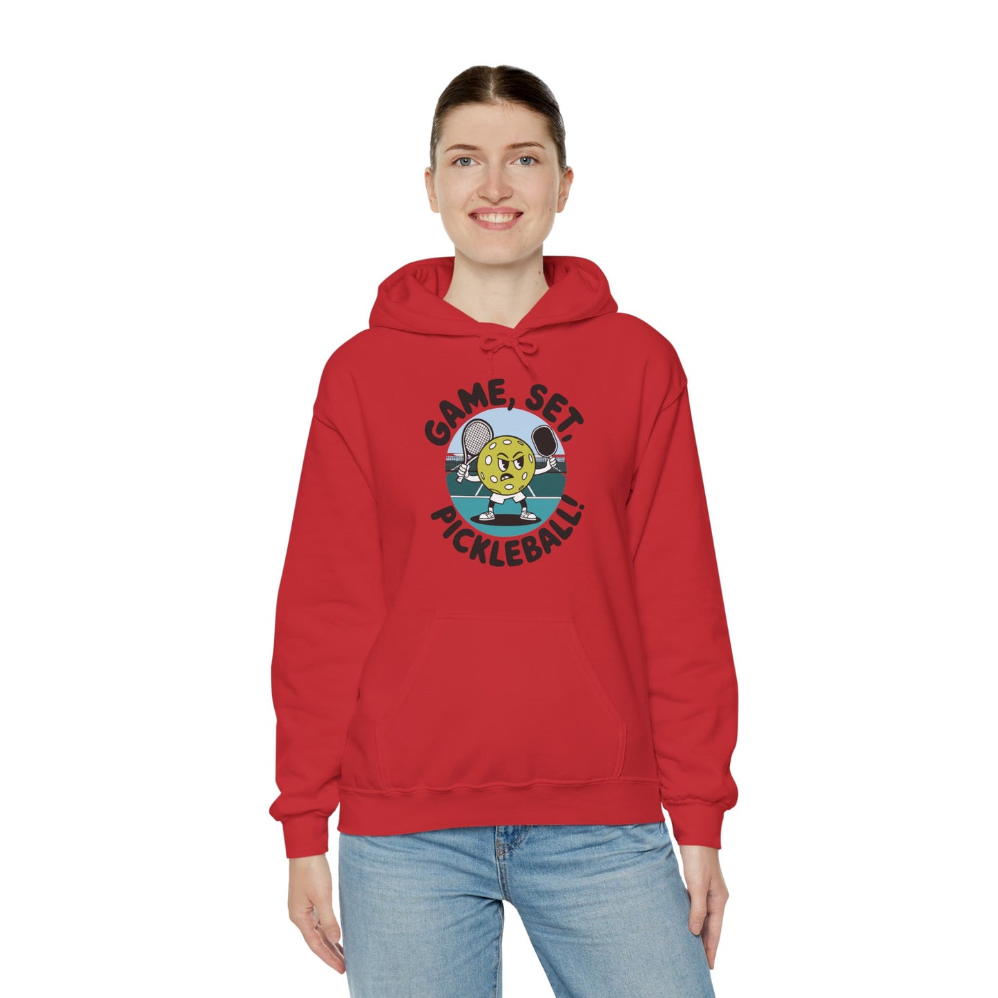 Women's Durable Pickleball Hoodie - Game, Set, Pickleball