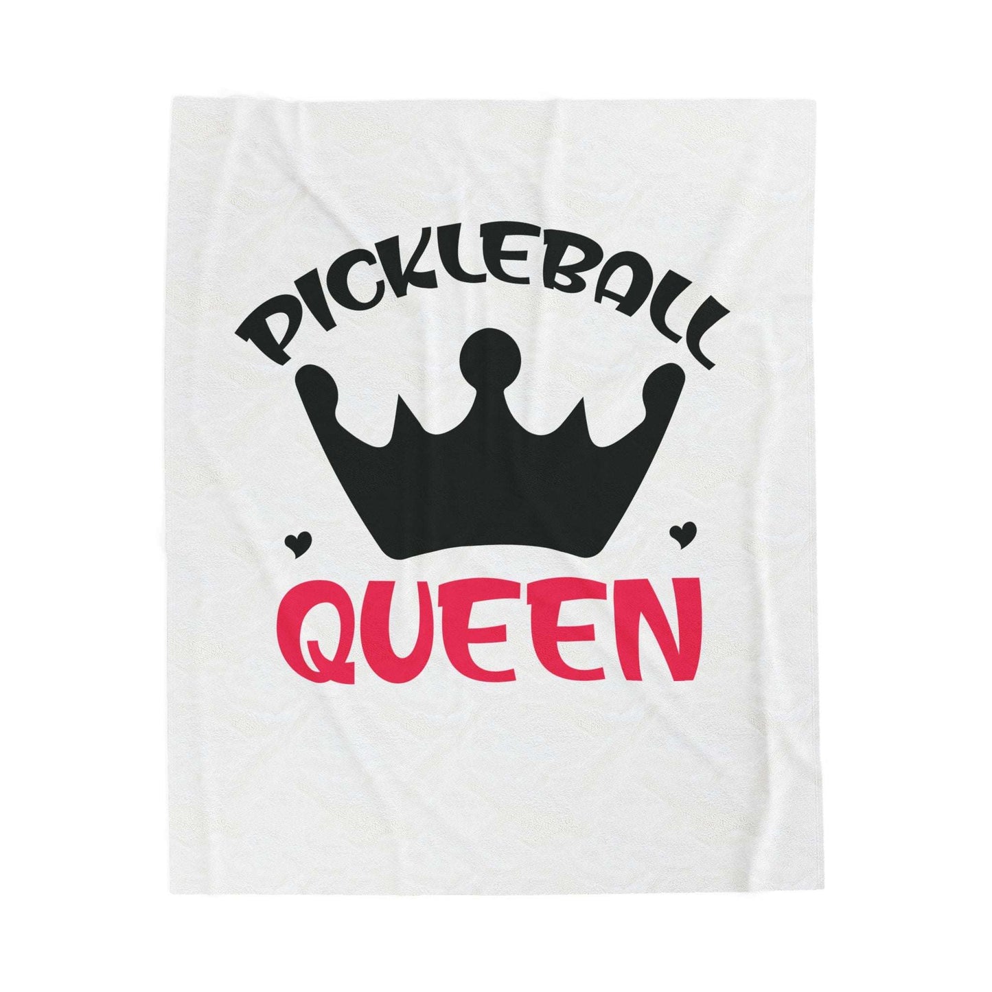 Pickleball Comfy Blanket - Pickleball Queen White