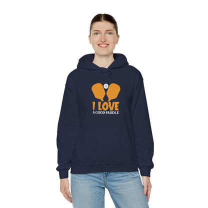 Women's Funny Pickleball Hoodie - I Love a Good Paddle