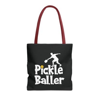 Pickleball Durable Tote Bag - Pickle Baller Red