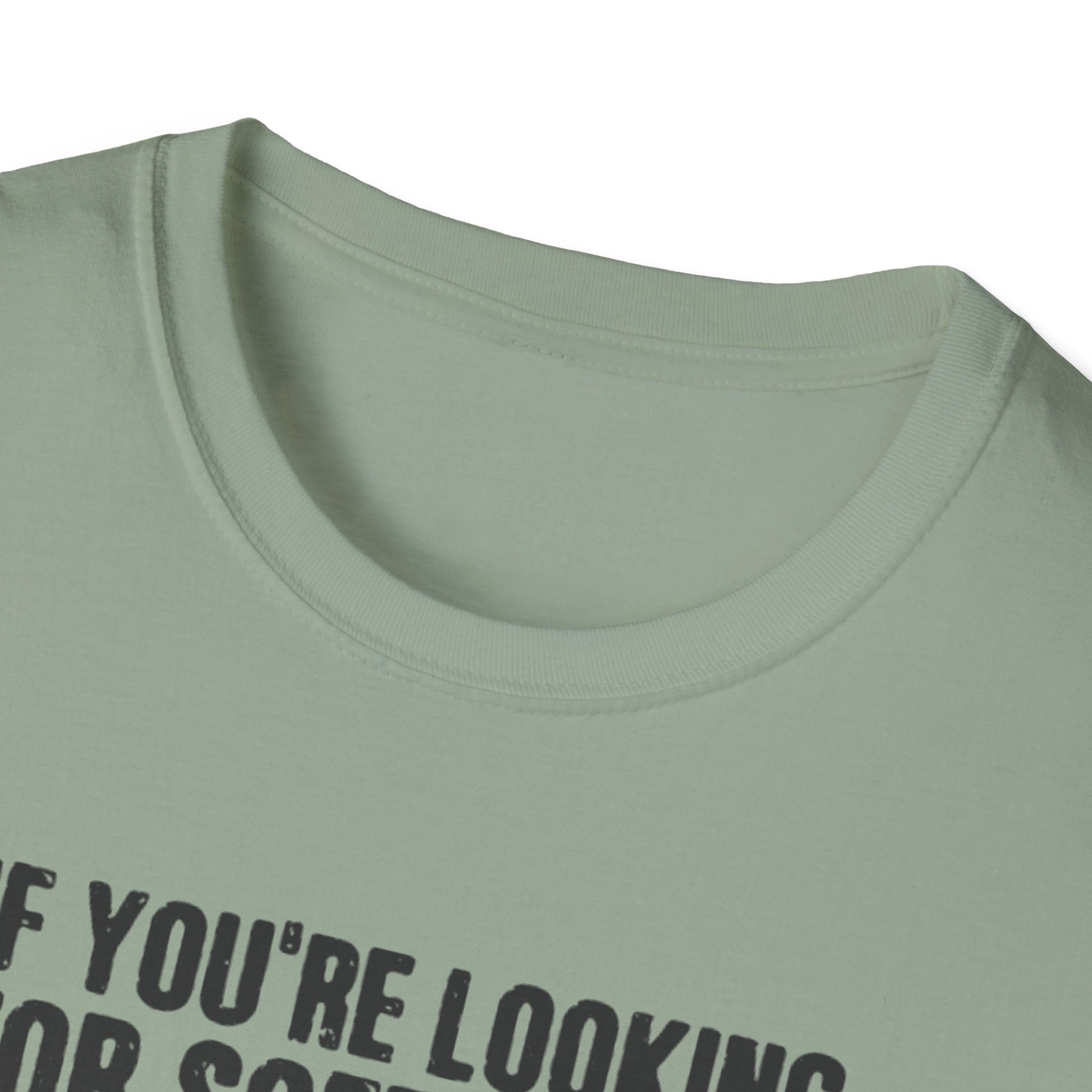 Men's Witty Pickleball T-shirt - Looking for Soft Serve? Get Ice Cream