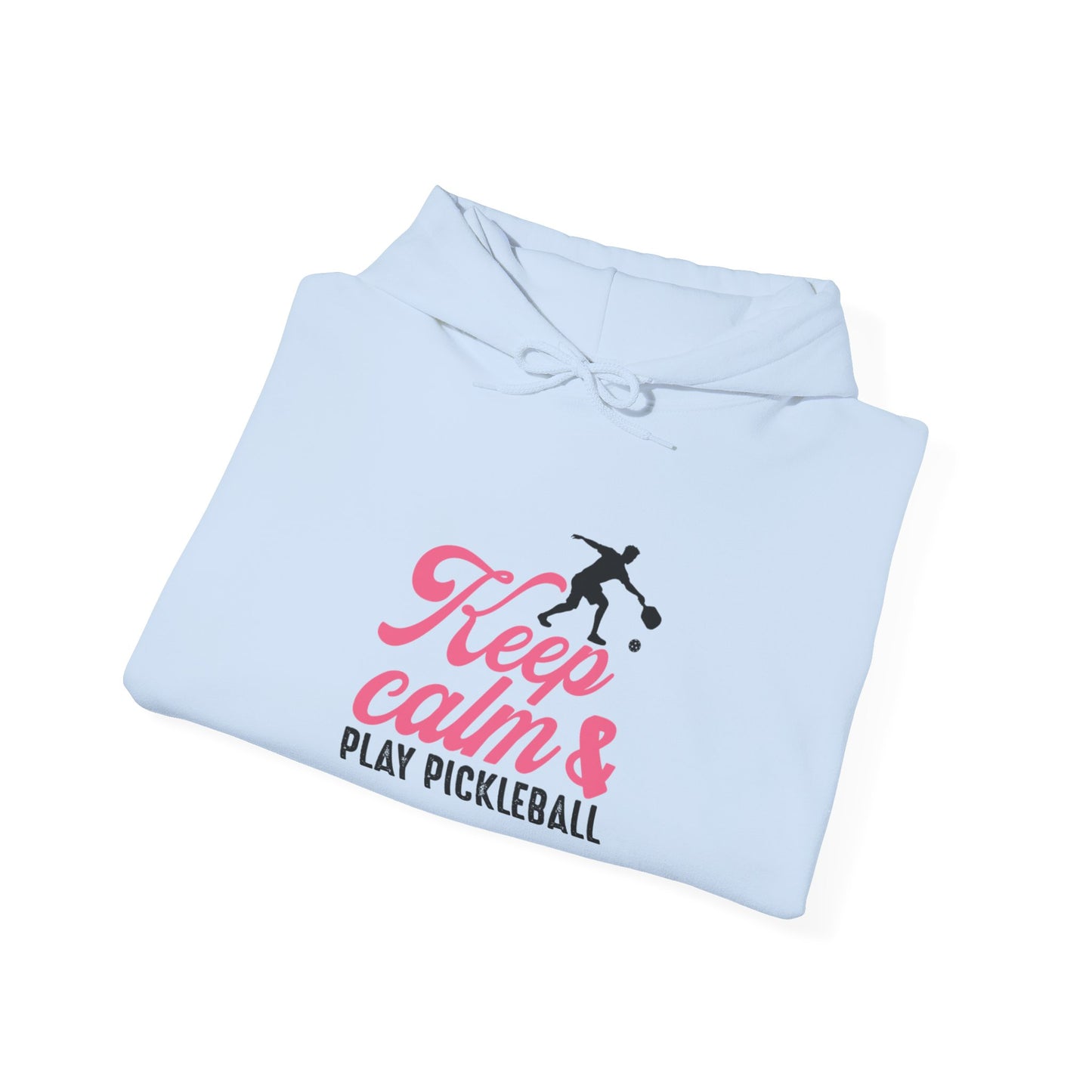 Women's Cute Pickleball Hoodie - Keep Calm & Play Pickleball