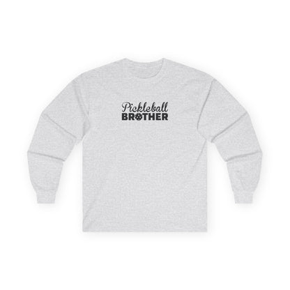 Men's Unique Pickleball Long Sleeves top - Pickleball Brother Gray