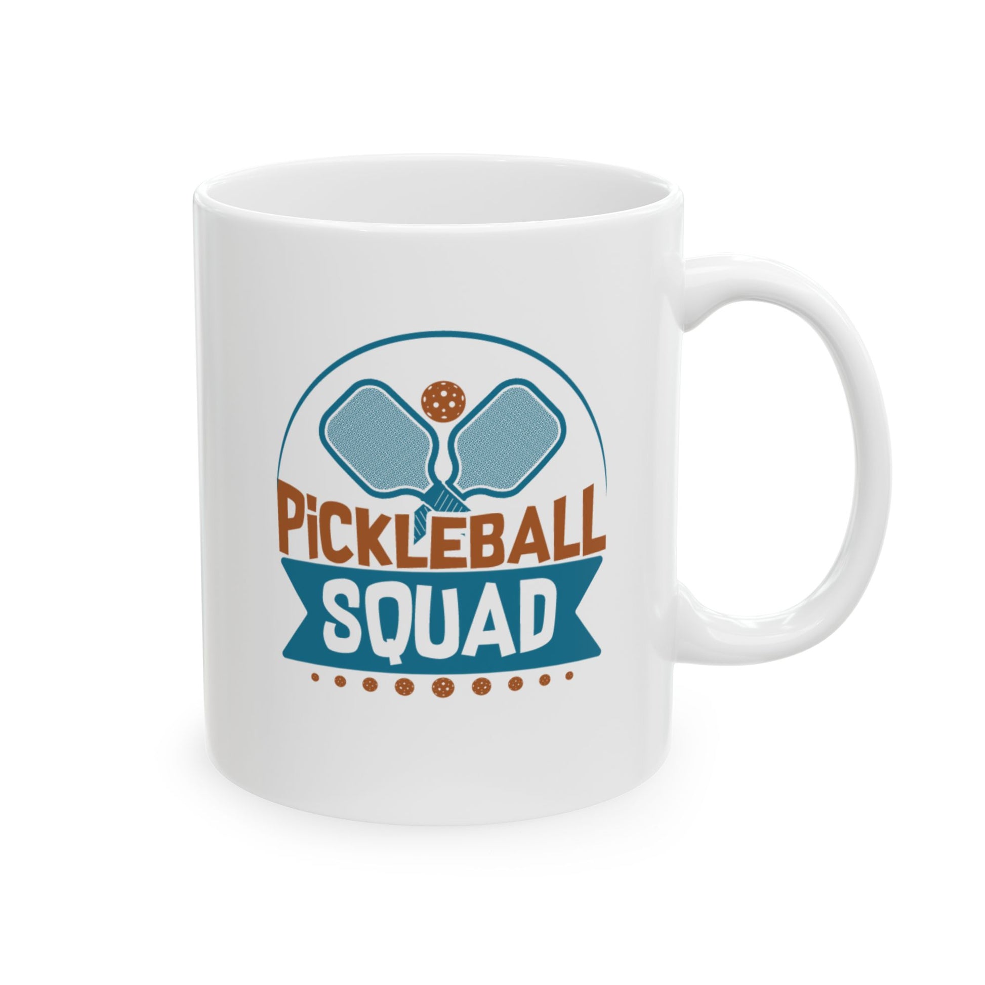 Pickleball Handy Mug - Pickleball Squad White