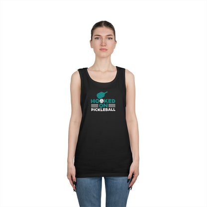 Women's Quirky Pickleball Tank Top - Hooked On Pickleball