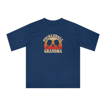 Women's Durable Pickleball T-shirt - Pickleball Grandma Navy