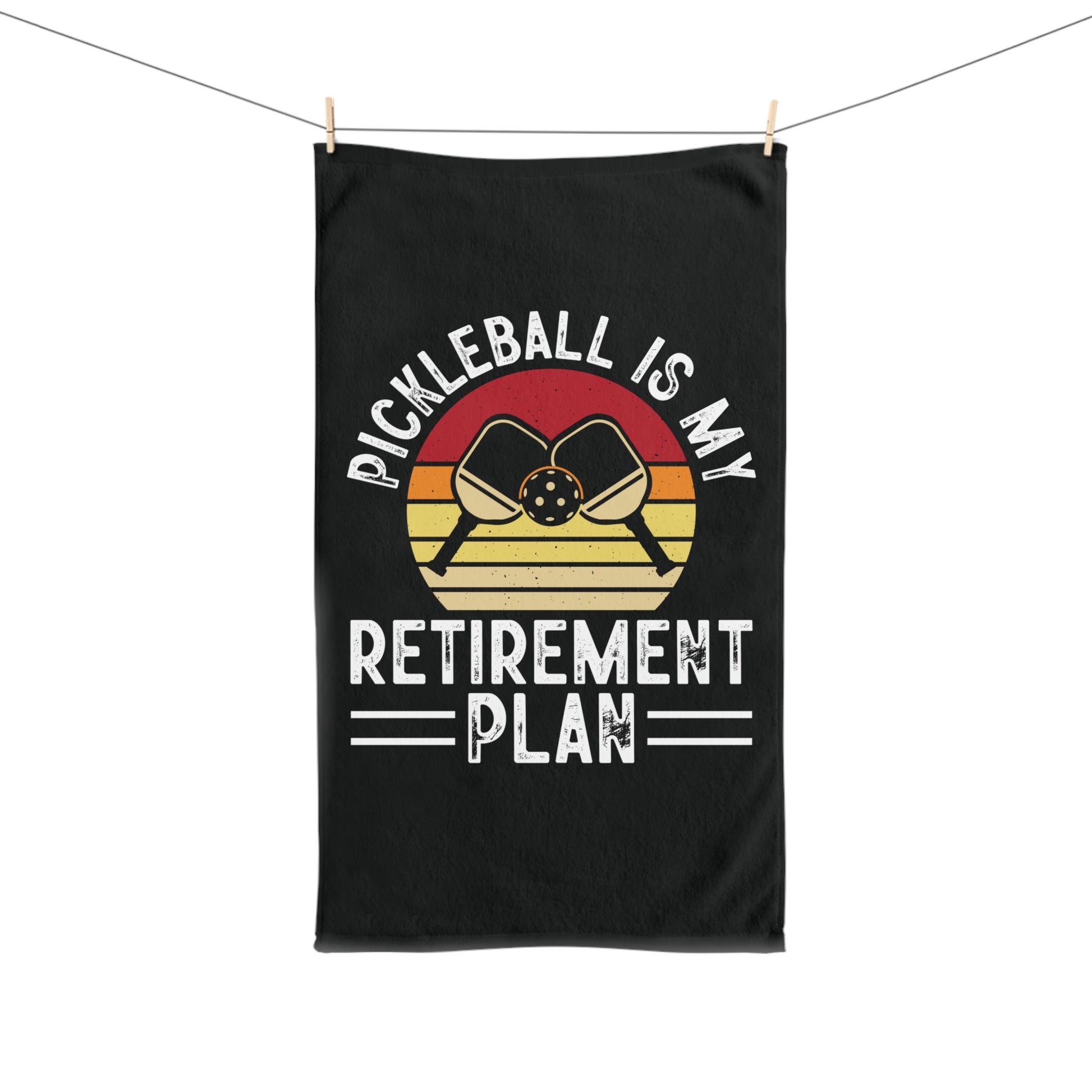 Pickleball Cool Hand Towel - Pickleball Is My Retirement Plan