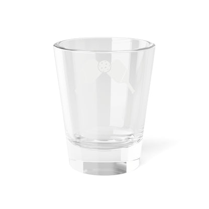 Pickleball Cool Shot Glass - Paddles and Ball