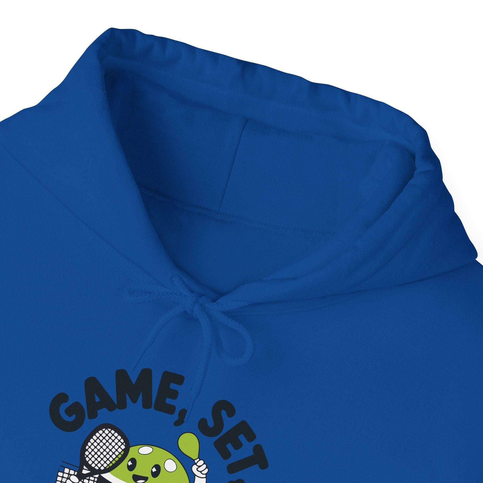 Men's Cute Pickleball Hoodie - Game, Set, Pickleball