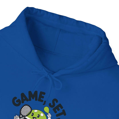 Men's Cute Pickleball Hoodie - Game, Set, Pickleball