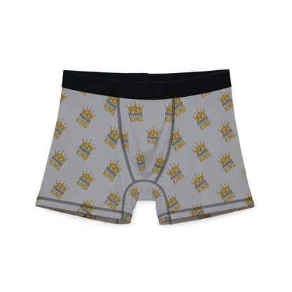 Men's Unique Pickleball Boxer - Pickleball King Grey