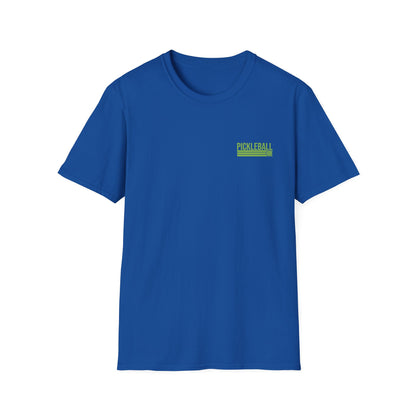 Men's Pickleball T-shirt - Life Is Good Pickleball Make It Better Royal