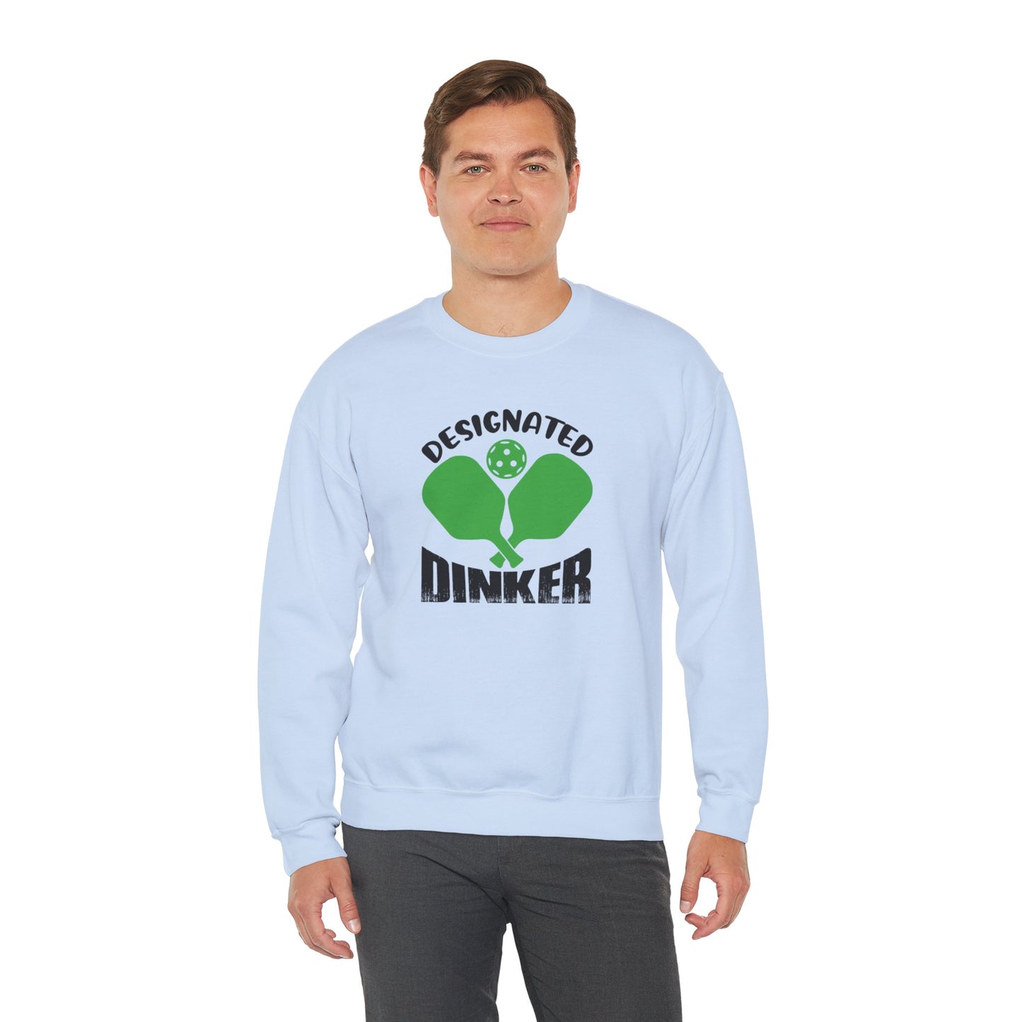 Men's Comfy Pickleball Sweatshirt - Designated Dinker