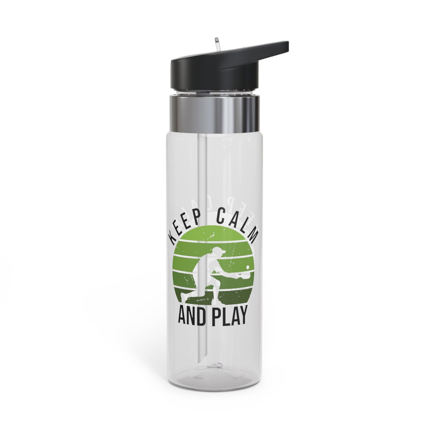 Pickleball Durable Bottle - Keep Calm and Play Clear