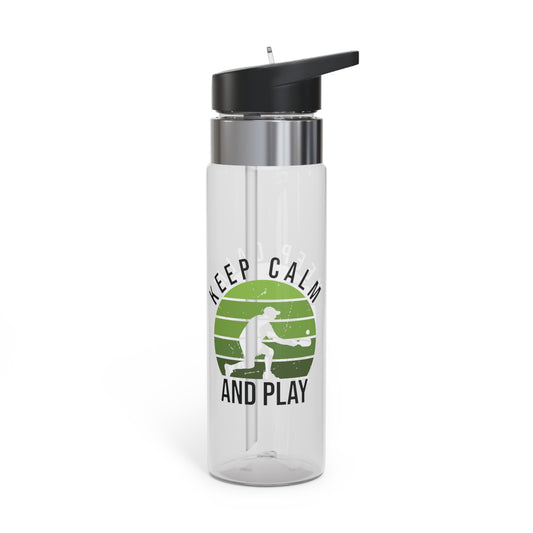 Pickleball Durable Bottle - Keep Calm and Play Clear