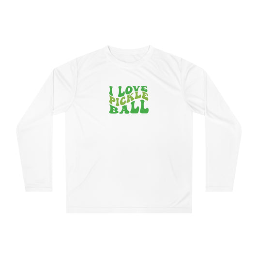 Men's Lightweight Pickleball Long Sleeves top - I Love Pickleball