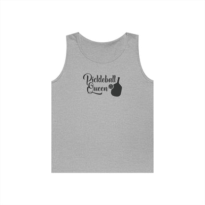 Women's Stylish Pickleball Tank Top - Pickleball Queen Gray