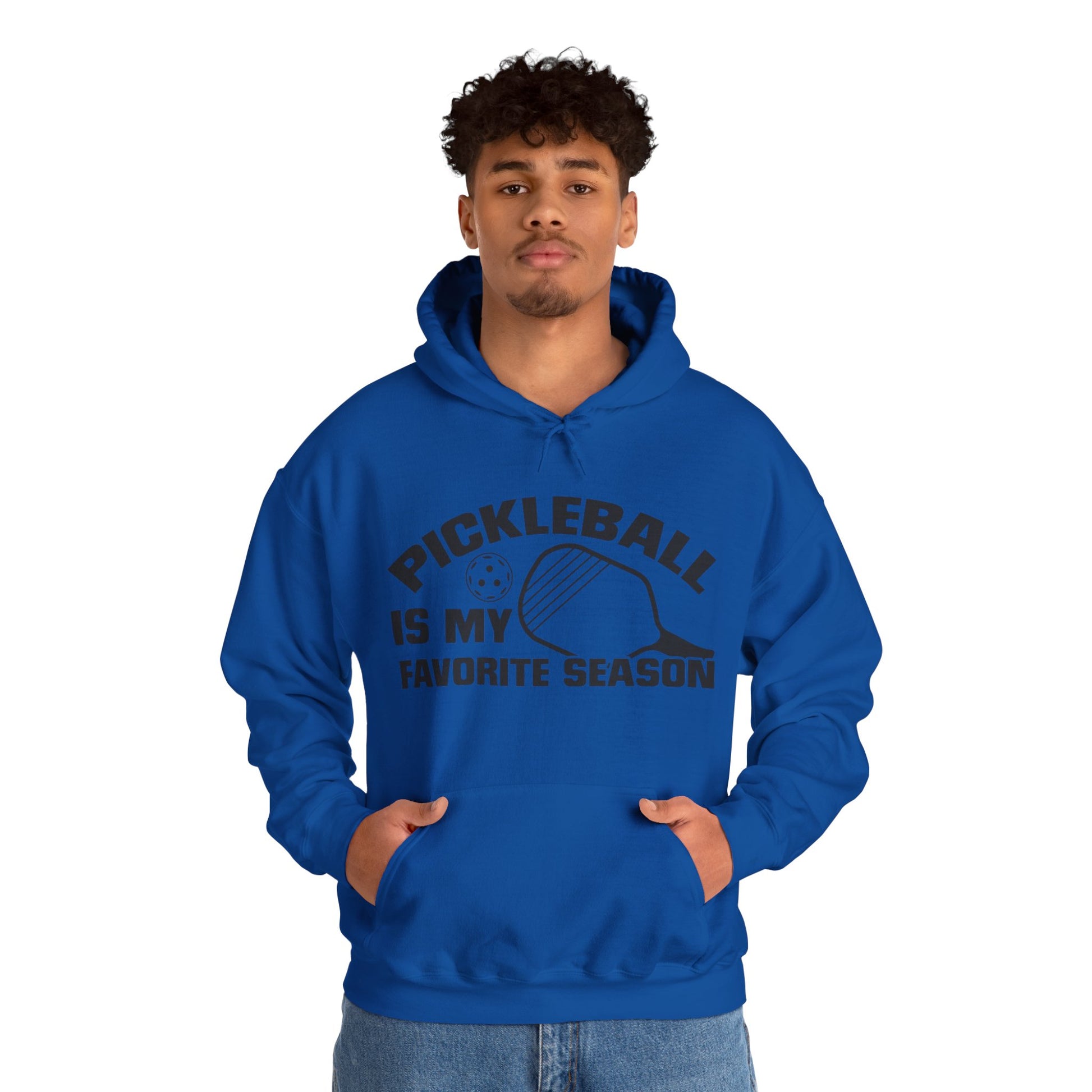Men's Hilarious Pickleball Hoodie - Pickleball is My Favorite Season