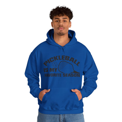 Men's Hilarious Pickleball Hoodie - Pickleball is My Favorite Season