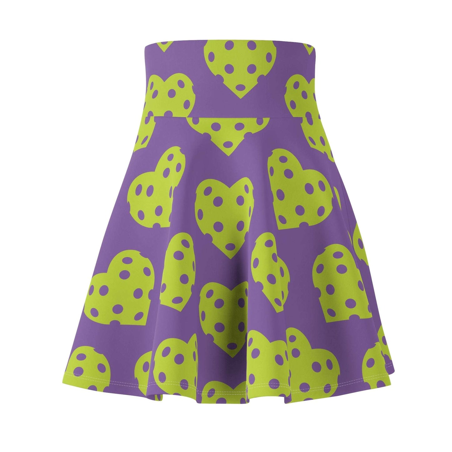 Women's Colorful Pickleball Skirt - Heart