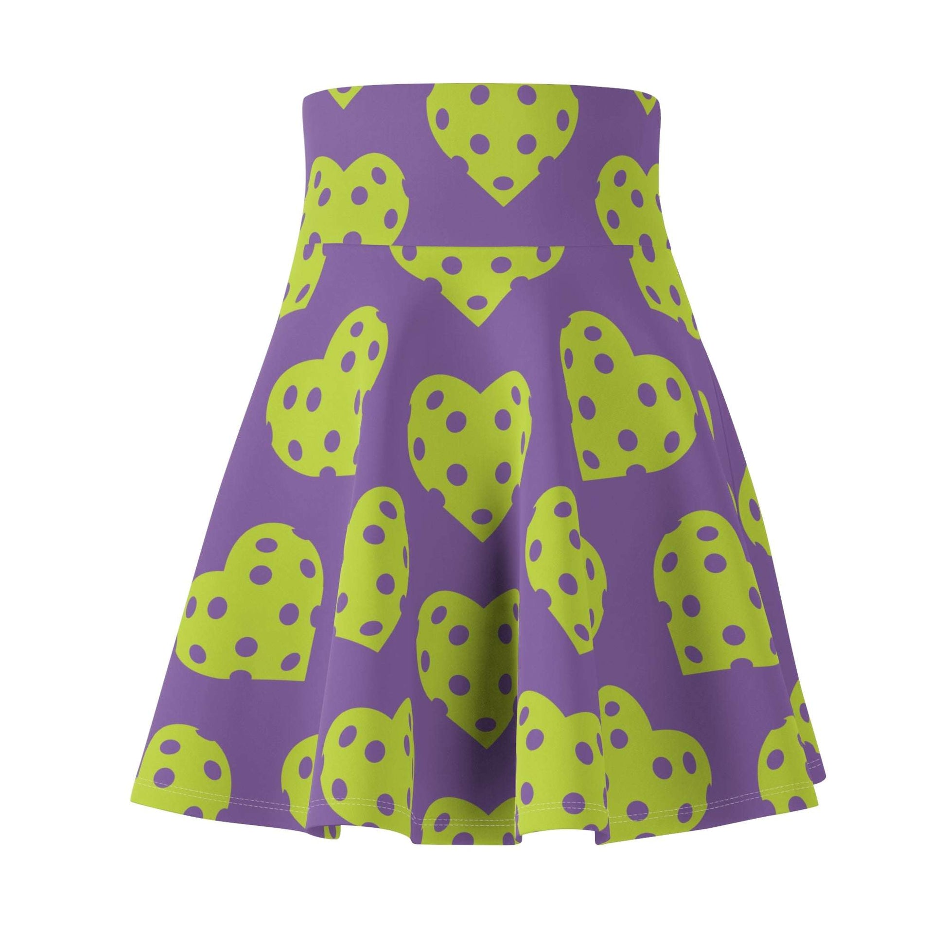 Women's Colorful Pickleball Skirt - Heart