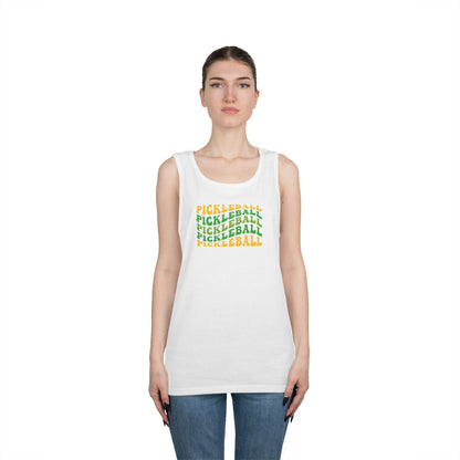Women's Fun Pickleball Tank Top - Pickleball Wave