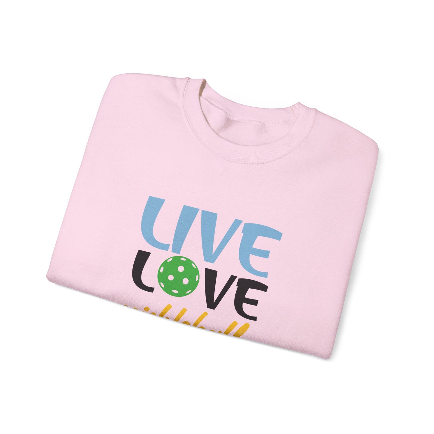 Women's Playful Pickleball Sweatshirt - Live Love Pickleball