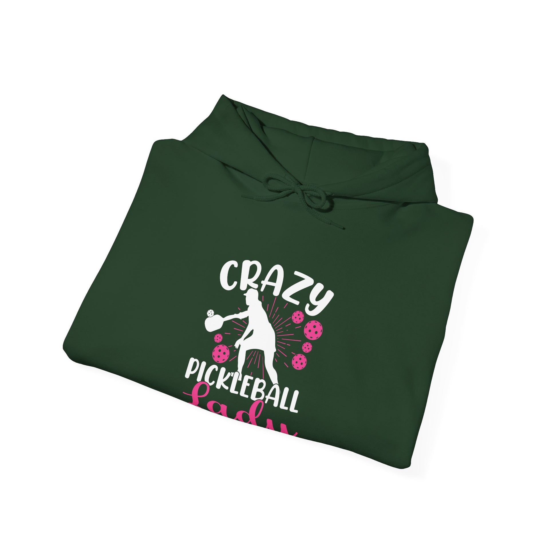 Women's Stylish Pickleball Hoodie - Crazy Pickleball Lady